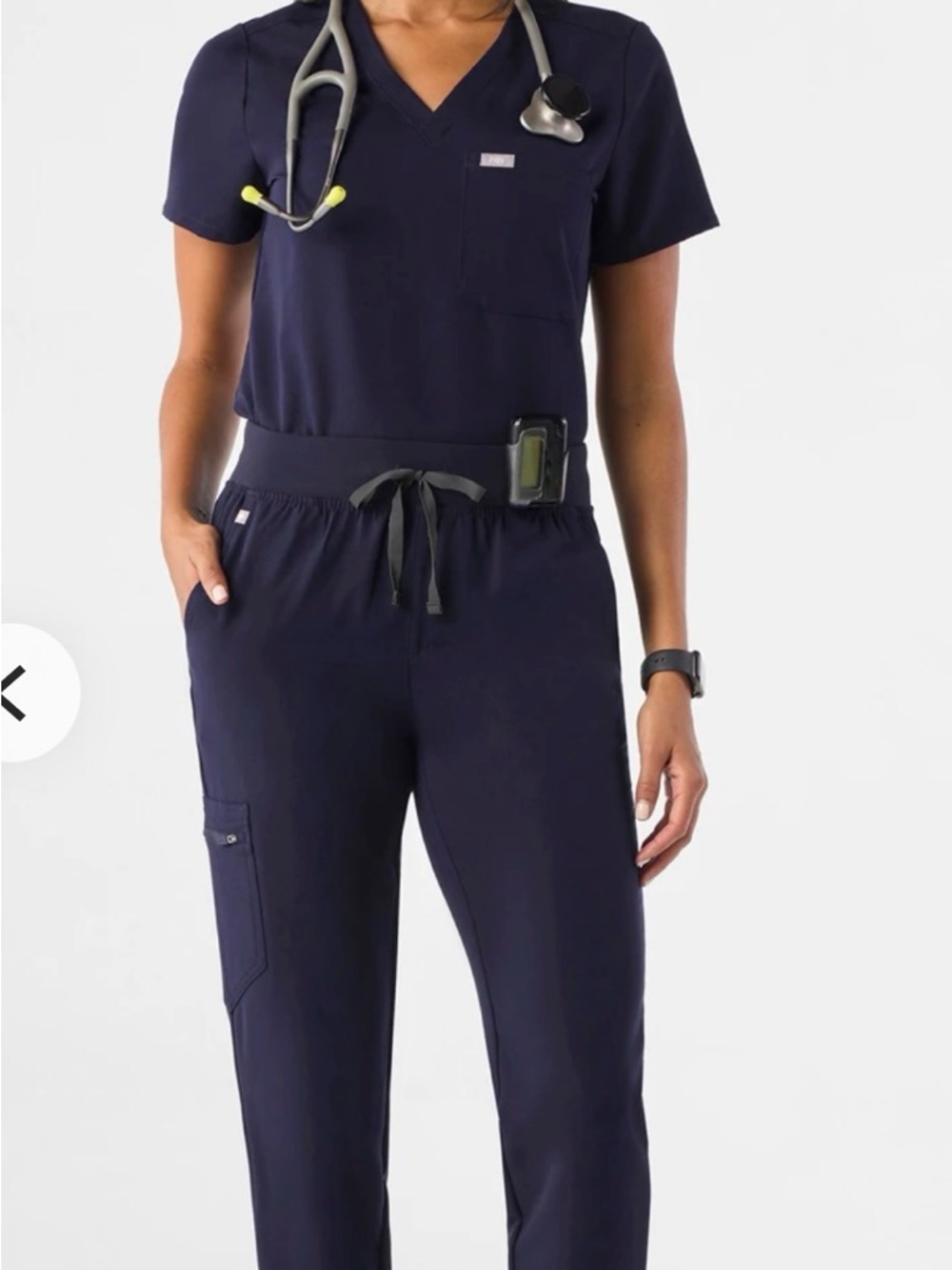 FIGS SET: Navy (2 tops and 1 bottom)